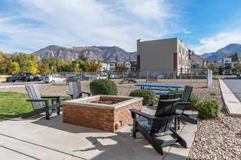 Patio area with seating